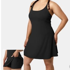 NWT Halara Everyday Plus Size Dress- Euphoria Air, Black, 3X